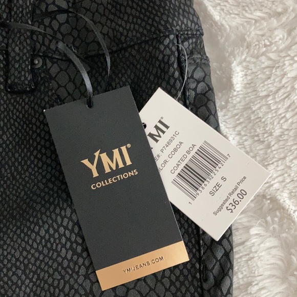 YMI snake skin skinny jeans, size small - Picture 4 of 4